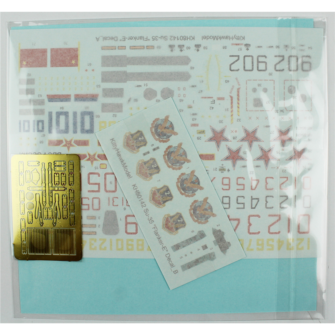 Kitty Hawk 80142 1/48 Ölçek, Su-35 (Flanker-E), Savaş Uçağı  Plastik Model kiti