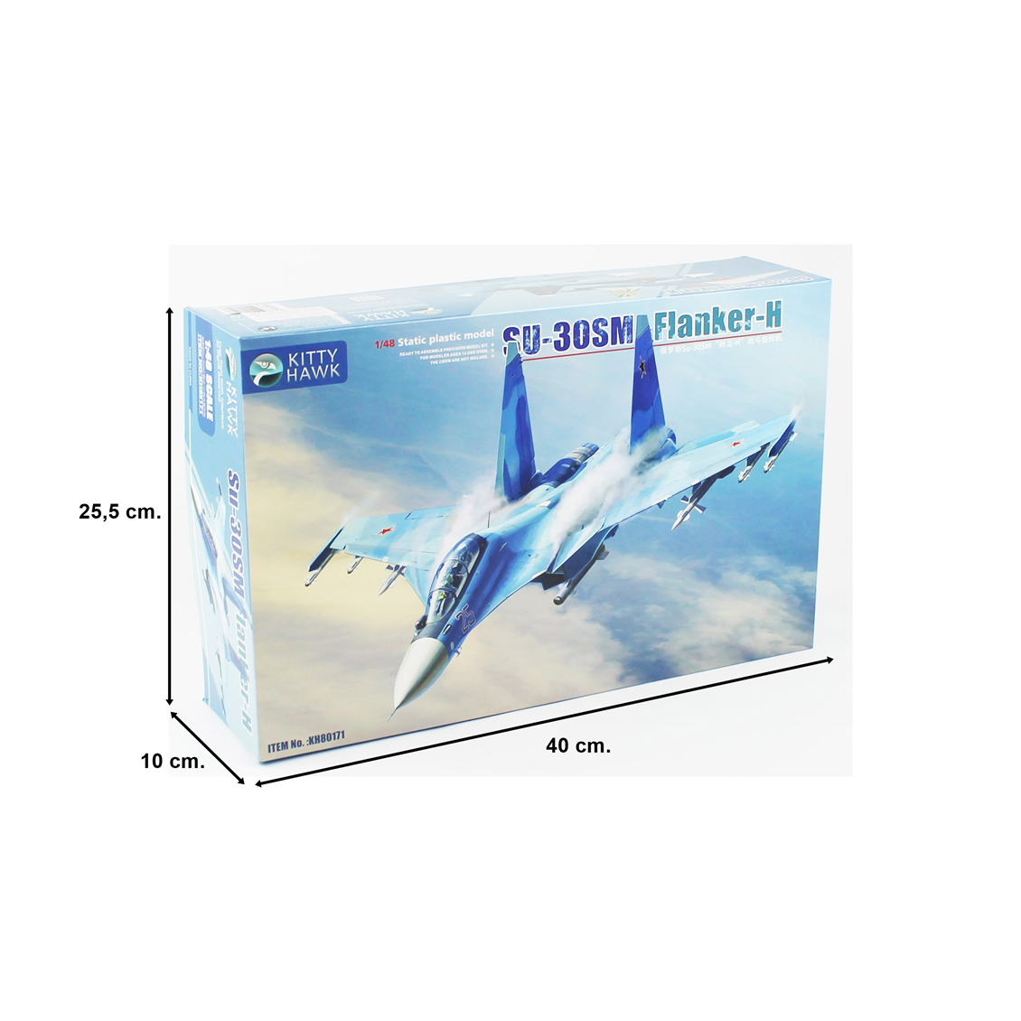 Kitty Hawk 80171 1/48 Ölçek, Su-30SM Flanker-H, Savaş Uçağı  Plastik Model kiti