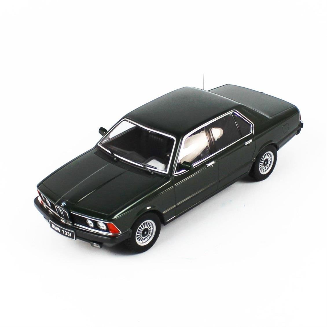 KKscale 180103 1/18 1977 Bmw E23 7-Series, Metalik Koyu Yeşil, Sergilemeye Hazır Metal Araba Modeli