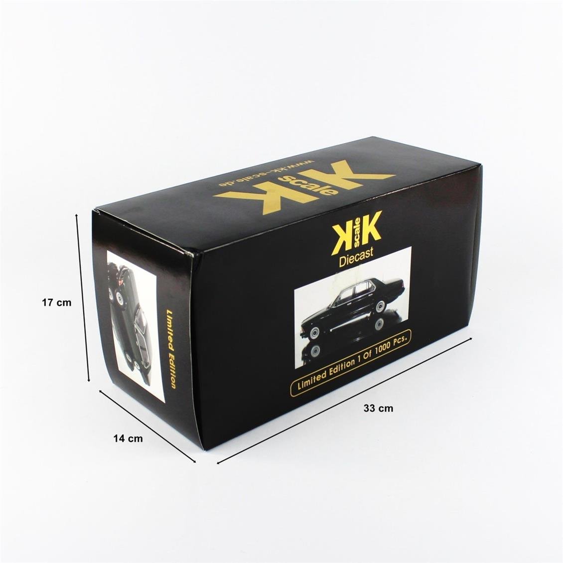 KKscale 180103 1/18 1977 Bmw E23 7-Series, Metalik Koyu Yeşil, Sergilemeye Hazır Metal Araba Modeli