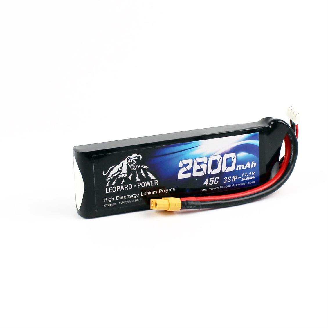 Leopard 11.1 Volt 3S 45C 2600 Mah Li-Po Batarya