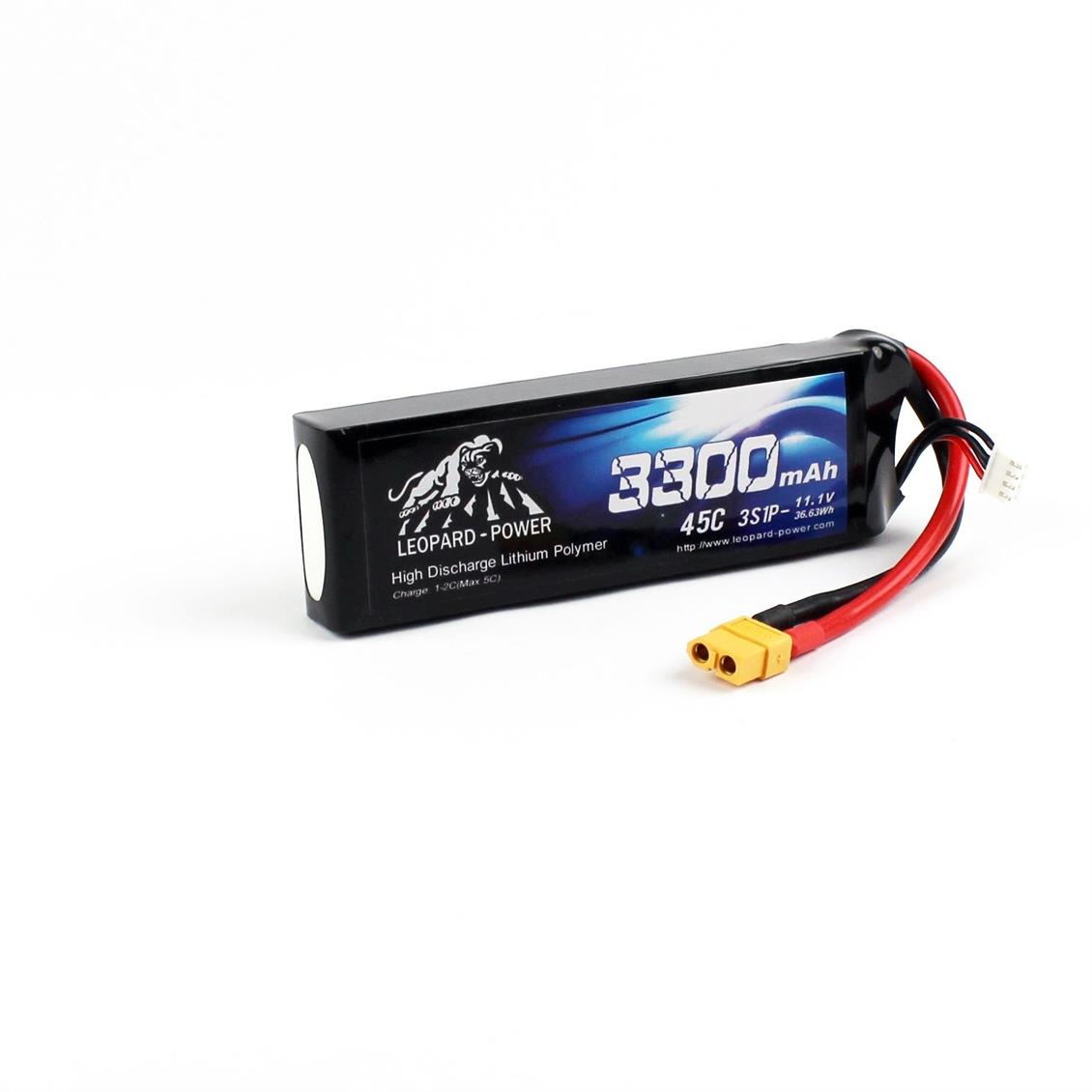 Leopard 11.1 Volt 3S 45C 3300 Mah Li-Po Batarya