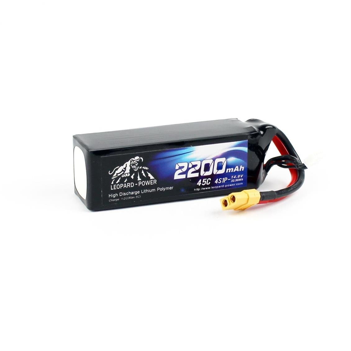 Leopard 14.8 Volt 4S 45C 2200 Mah Li-Po Batarya