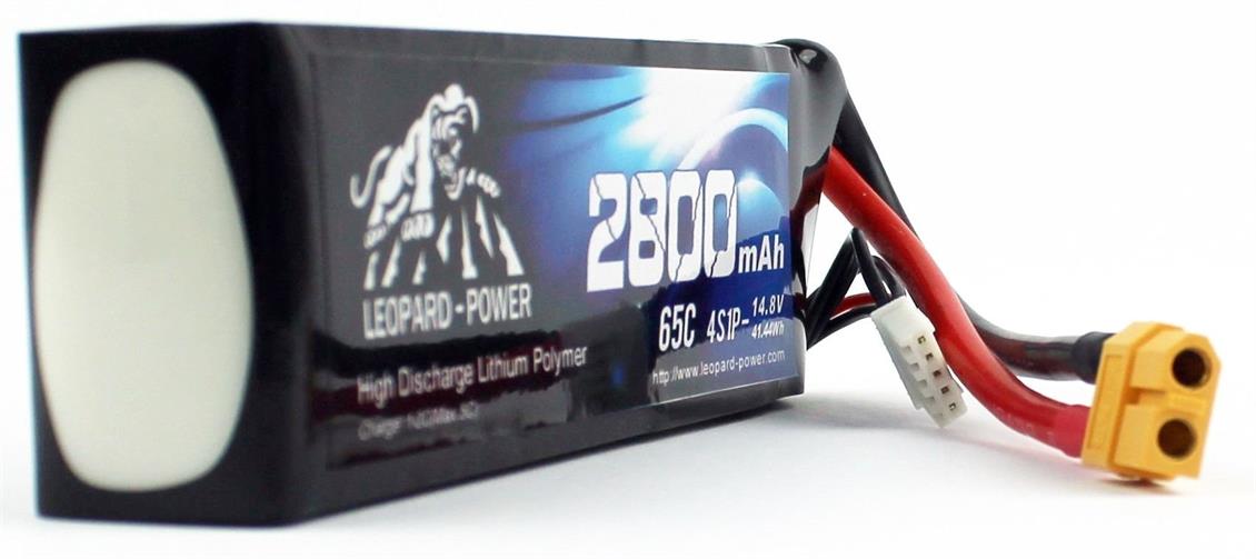 Leopard 14.8 Volt 4S 65C 2800 Mah Li-Po Batarya