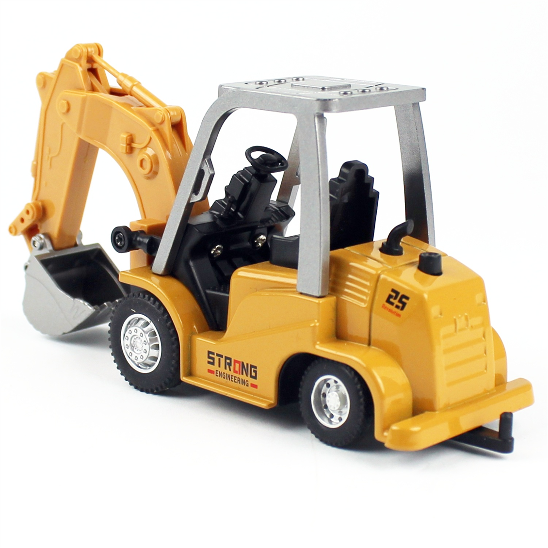 M652 1/64 Ölçek, Ekskavator, Bluetooth Uzaktan Kumandalı Metal İş Makinası