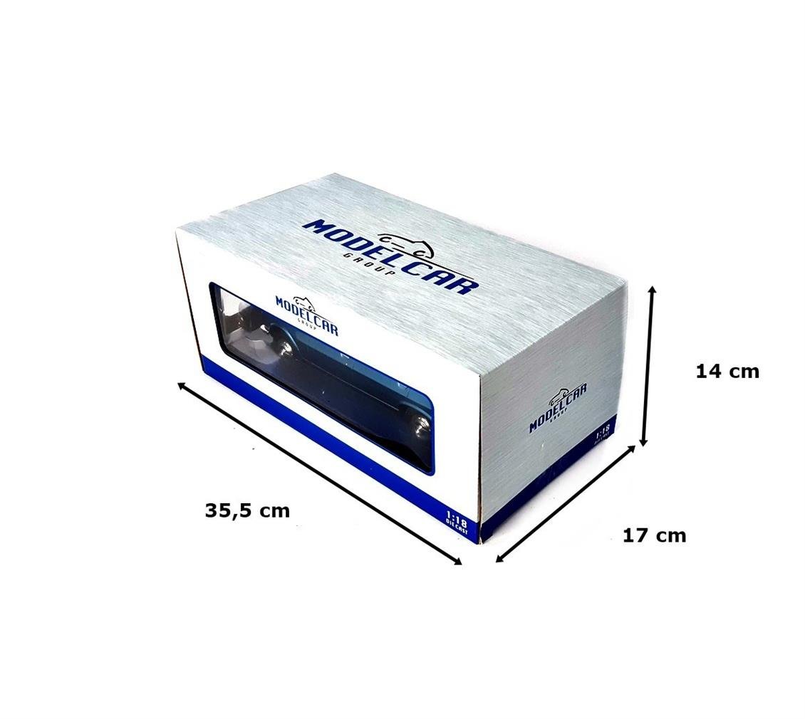 MCG 18213 1/18 1976 Peugeot 504 Break, Mavi, Sergilemeye Hazır Metal Araba Modeli