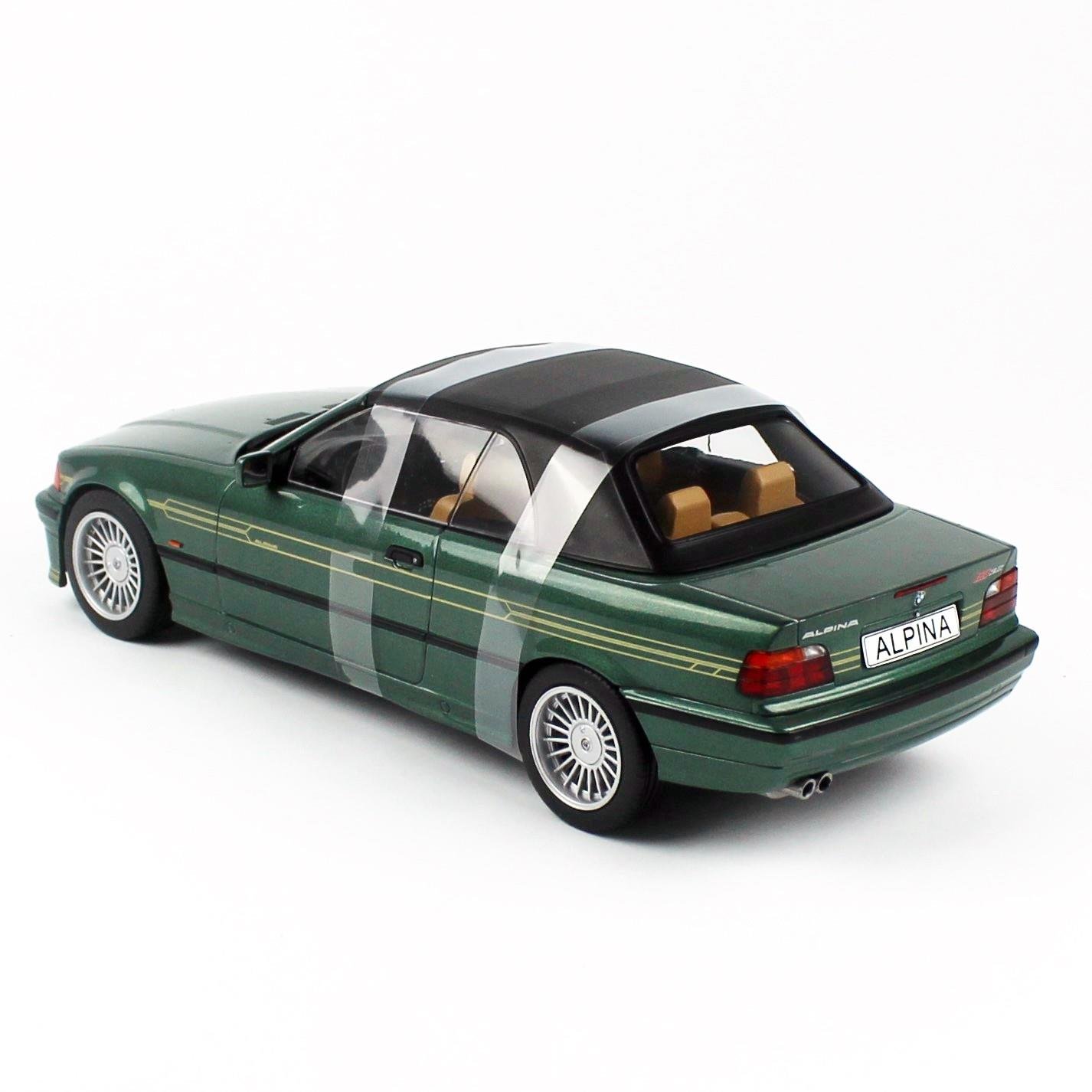 MCG BMW 3 Seri B3 3.2 (E36 Kasa) Alpina Convertible 1995, YEŞİL, ,Sergilemeye Hazır Model Araba