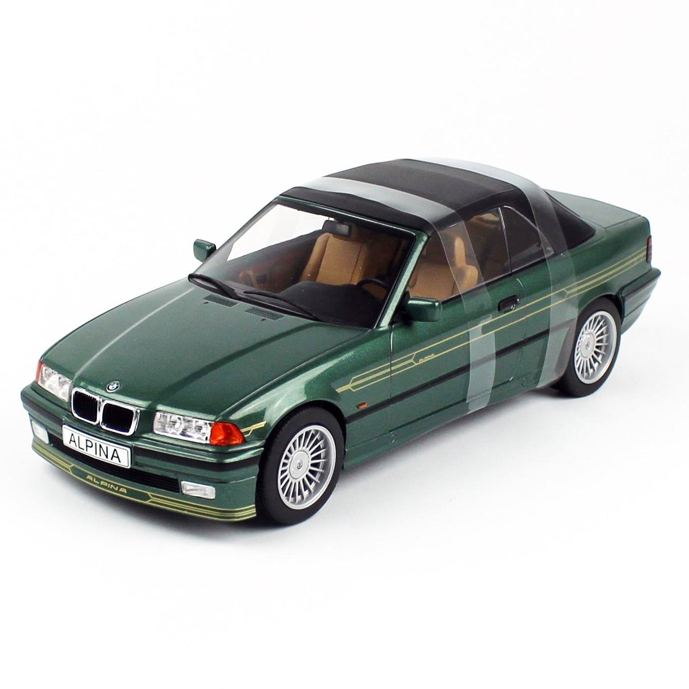 MCG BMW 3 Seri B3 3.2 (E36 Kasa) Alpina Convertible 1995, YEŞİL, ,Sergilemeye Hazır Model Araba