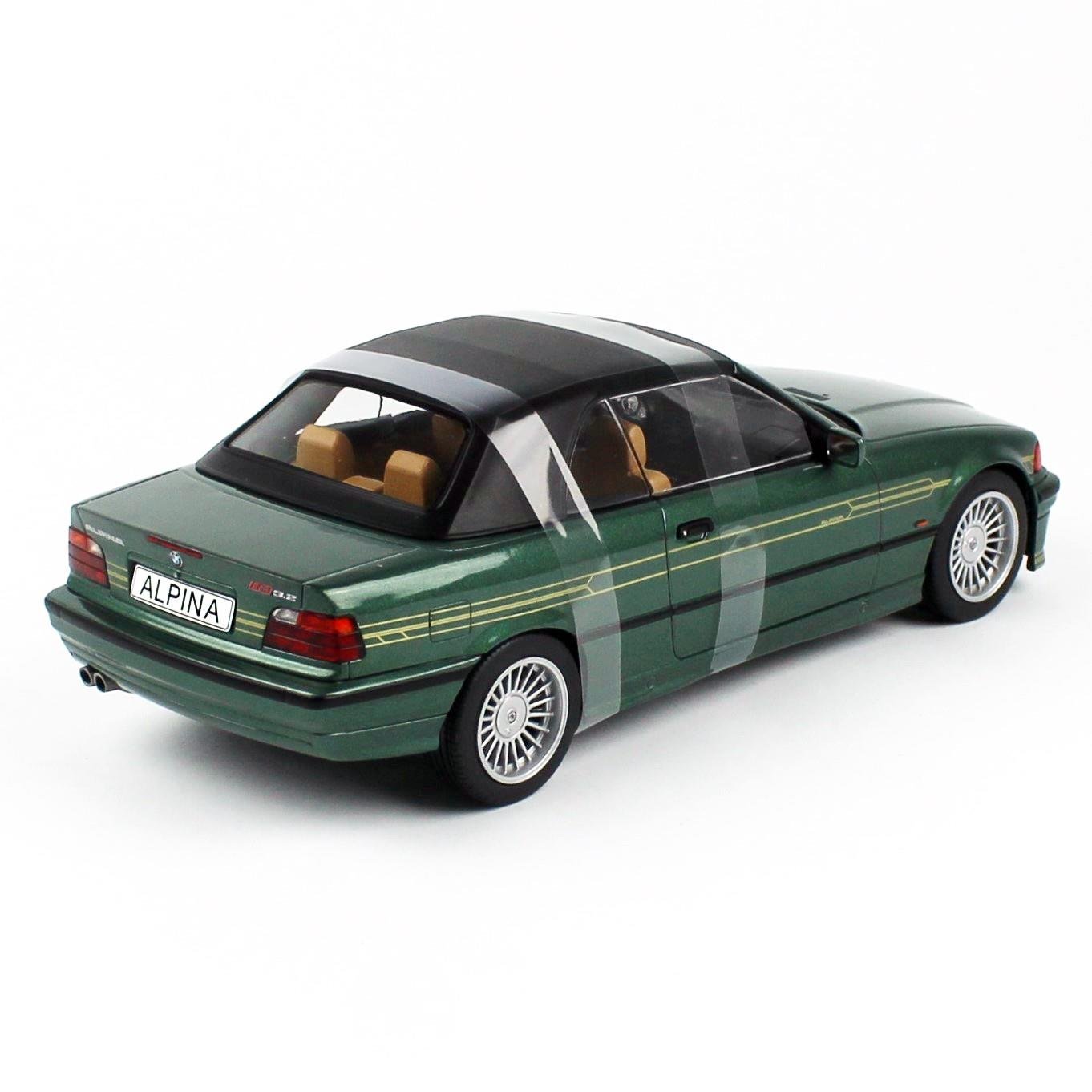 MCG BMW 3 Seri B3 3.2 (E36 Kasa) Alpina Convertible 1995, YEŞİL, ,Sergilemeye Hazır Model Araba