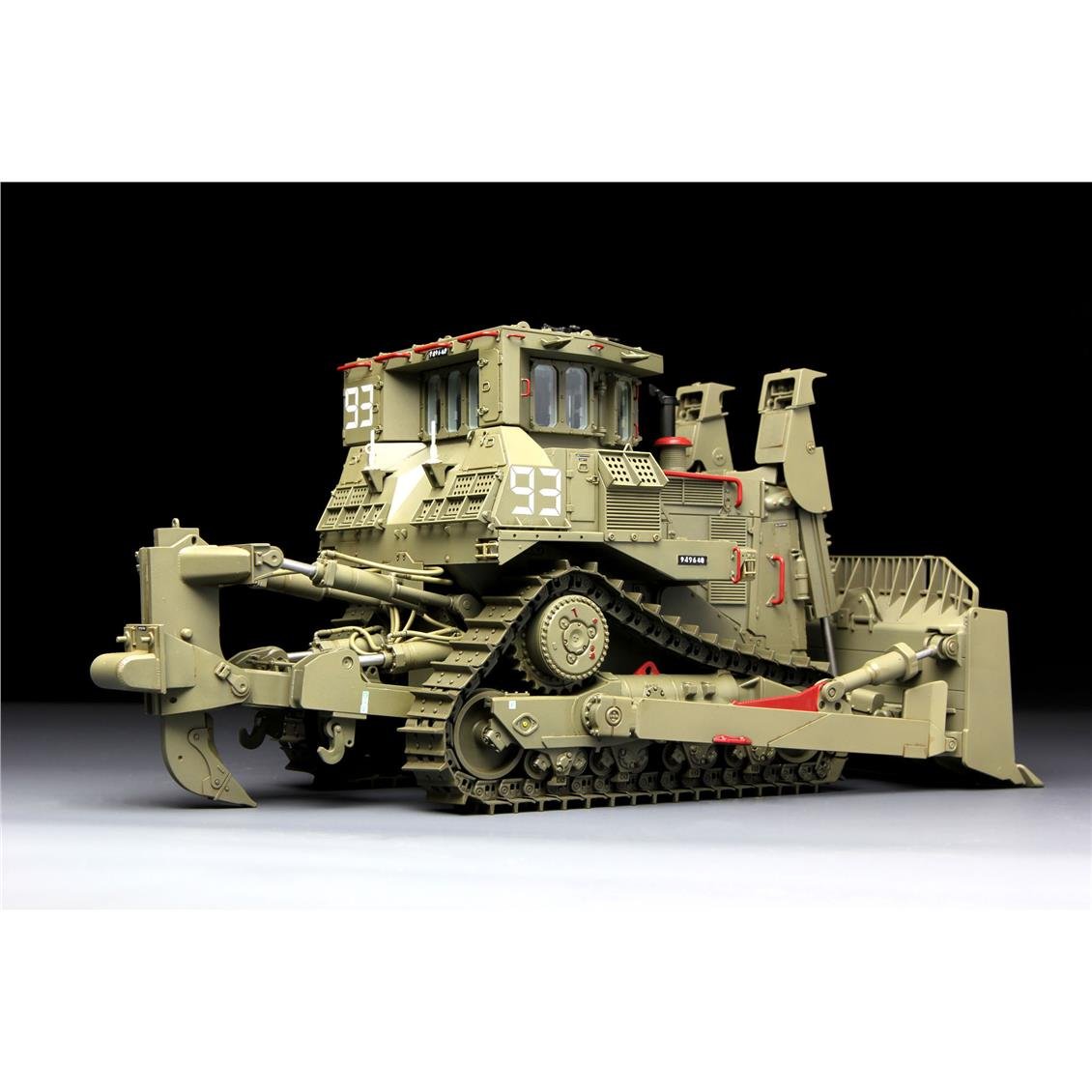 Meng SS-002 1/35 Ölçek D9R Zırhlı Buldozer, Plastik Model Kiti