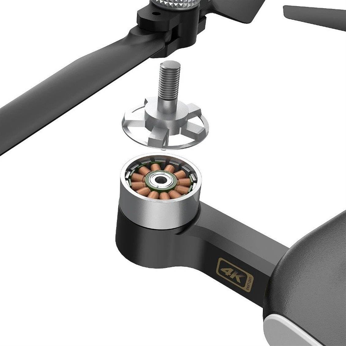 Mjx 7 Katlanır Dron-Fırçasız Motorlu,Uzaktan Kumandalı,GPS,4K Wifi Kamera,2 Adet 7.6V 1500Mah Li-Po Pil,Şarj aleti.