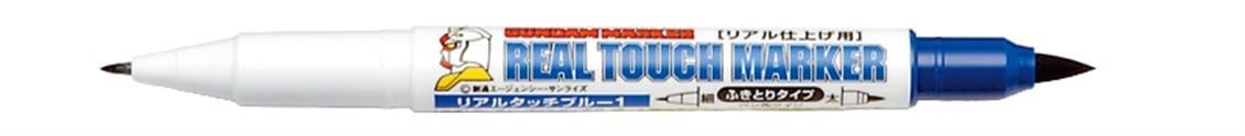 Mr.Hobby GM-403 Real Touch Blue 1, İnce ve Kalın uclu Gölgelendirme Marker Kalemi