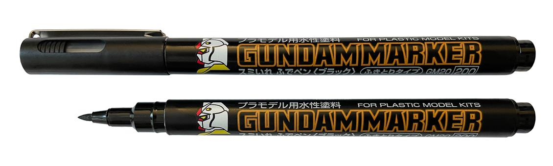 Mr.Hobby GM-20 Black (Brush Type), Gundam Marker Kalemi