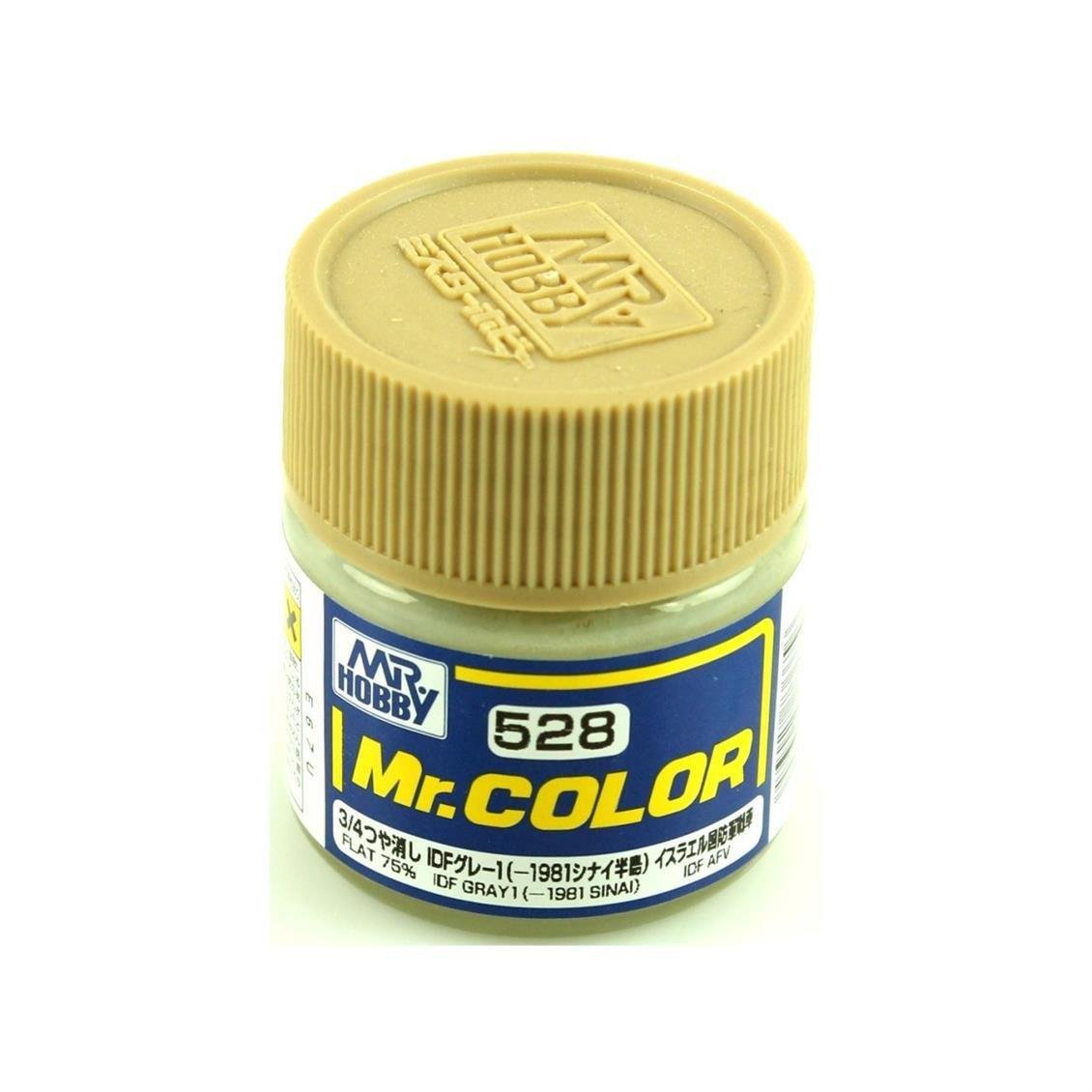 Mr.Hobby C-528 10 ml. IDF Gray 1 (1981 Sinai), Mr.Color Serisi Model Boyası