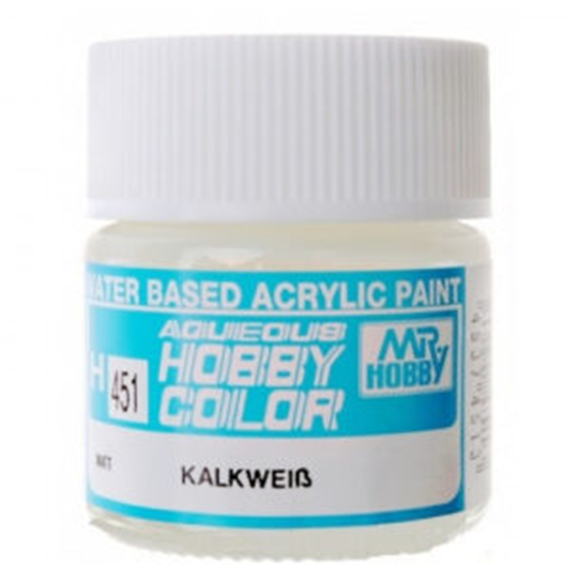 Mr.Hobby H-451 10 ml. Chalky White, Aqueous Series Model Paint