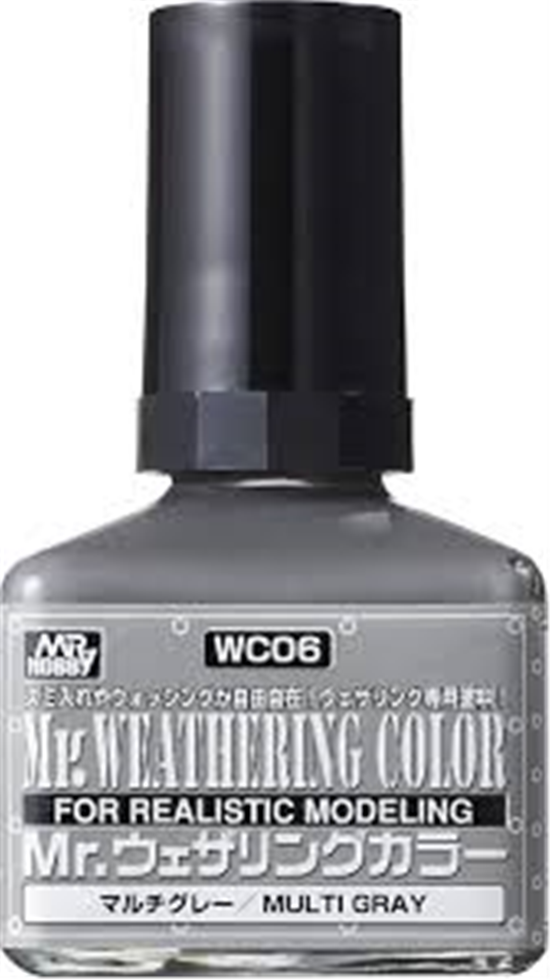 Mr. Hobby WC-06 40 ml. Weathering Color Multi Gray, Weathered Model Paint