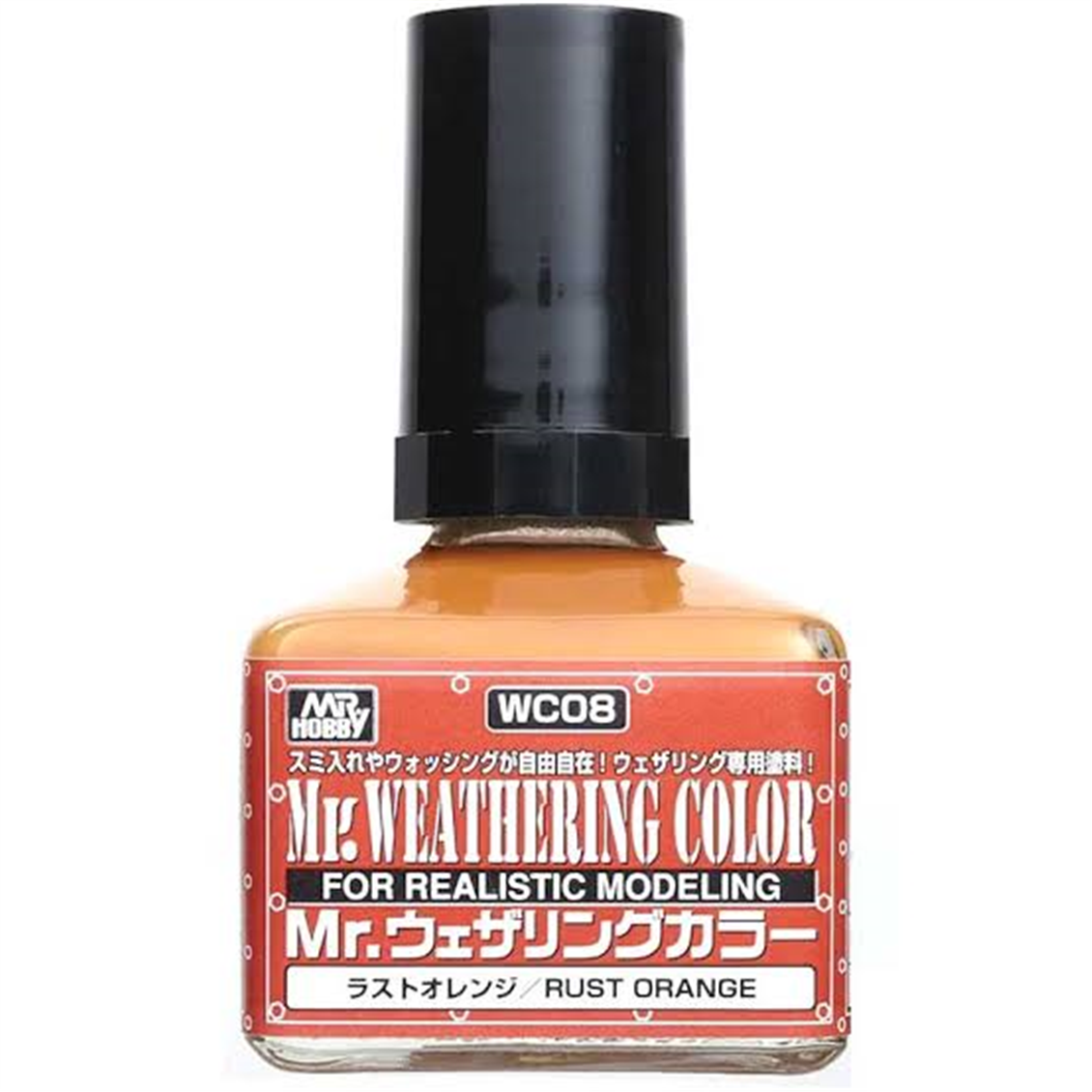 Mr.Hobby WC-08 40 ml. Weathering Color Rust Orange, Eskitme Model Boyası