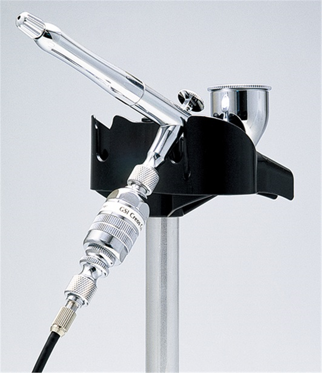 Mr.Hobby PS-230 Manyetik Tabanlı Airbrush Standı ve Metal Tepsi Seti, 136x196 mm.
