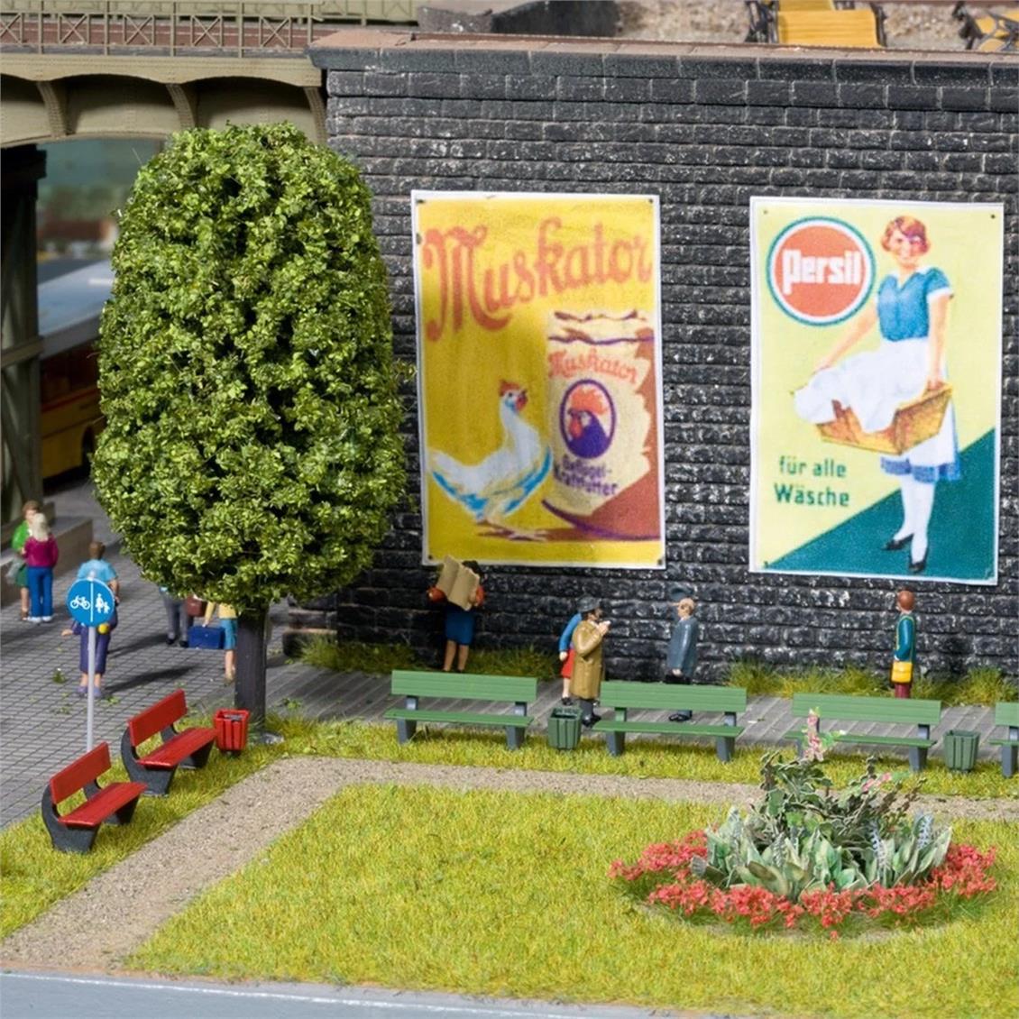 Noch 14848 1/87 Banklar-A Demonte Plastik Maketi