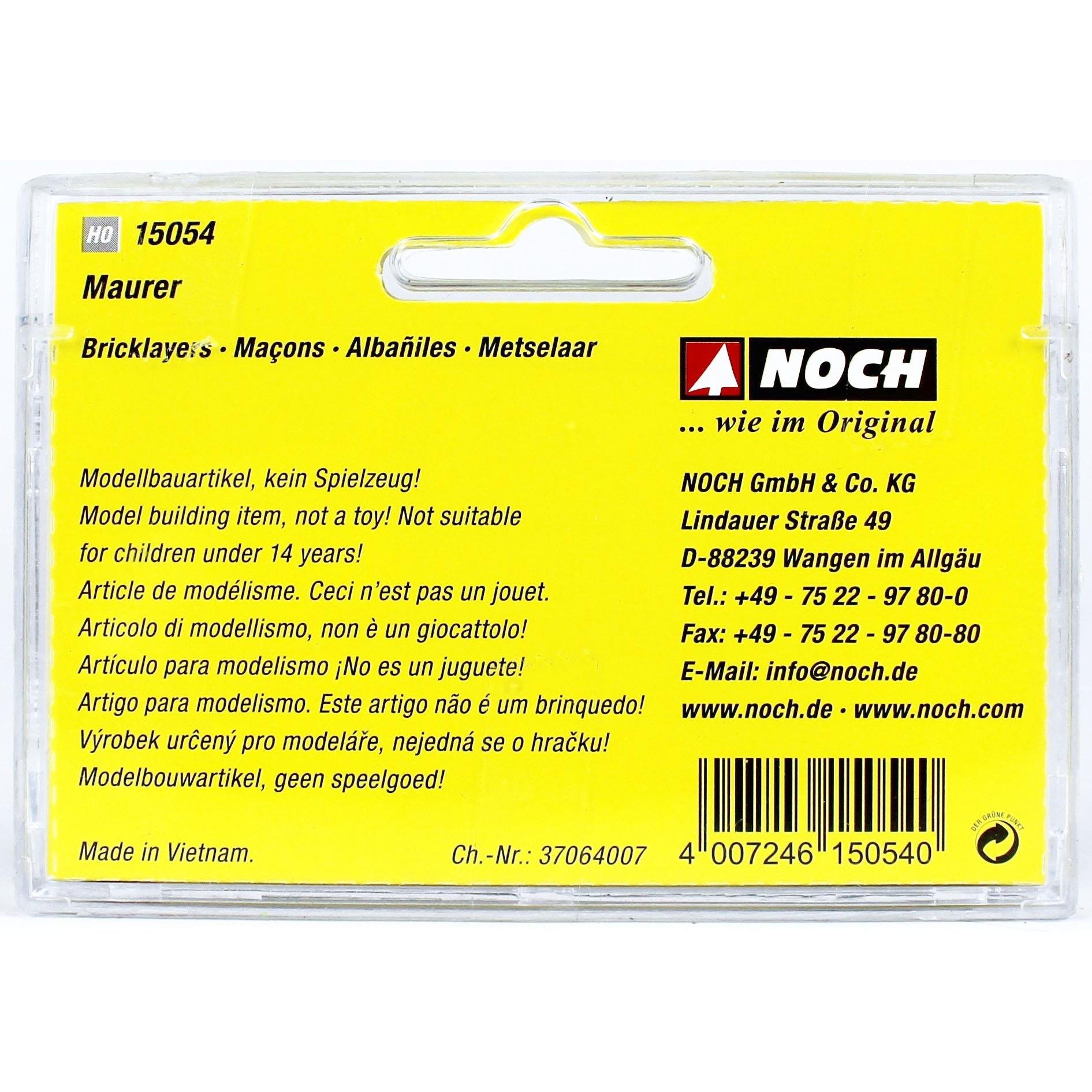 Noch 15054 1/87 Ölçek Duvar Ustası Figürleri