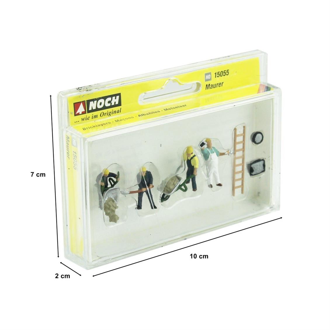 Noch 15055 1/87 Duvar İşçileri Figürleri