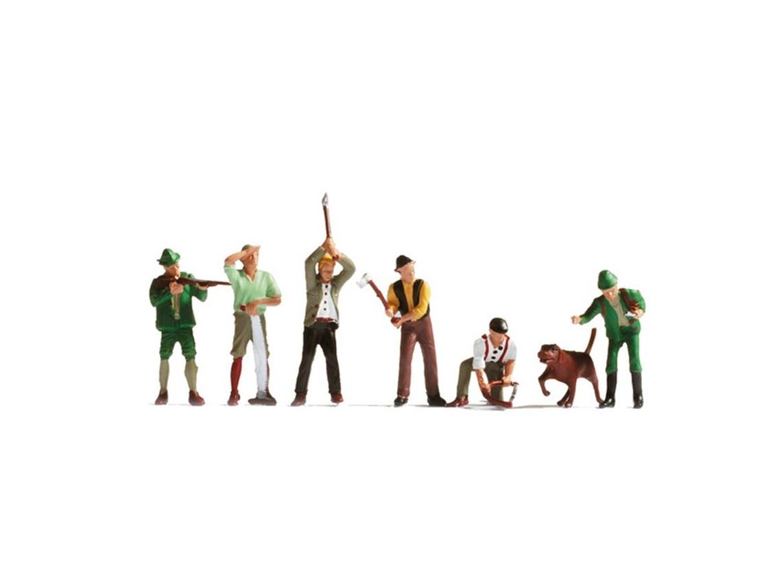 Noch 15060 1/87 Avcı ve Köpekleri Figürleri
