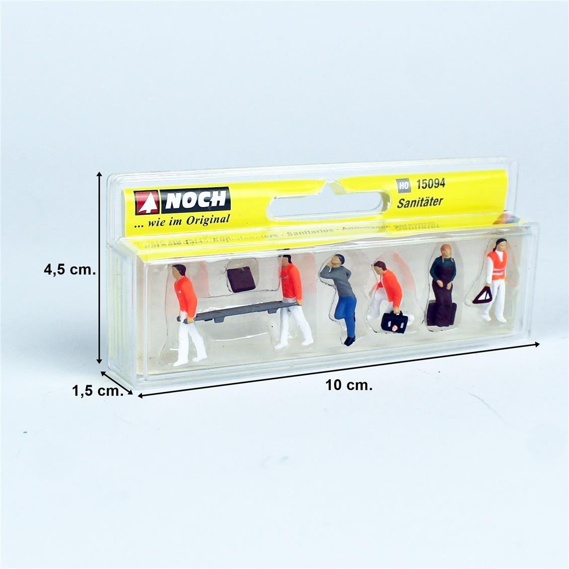 Noch 15094 1/87 Ölçek İlk Yardım Ekibi ve Yaralı Figürleri
