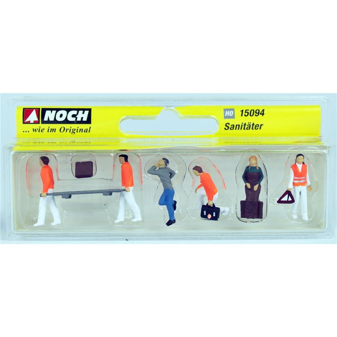 Noch 15094 1/87 Ölçek İlk Yardım Ekibi ve Yaralı Figürleri