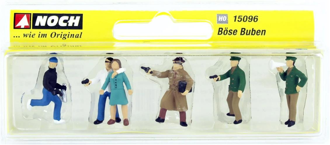 Noch 15096 1/87 Gangster ve Polis Figürleri