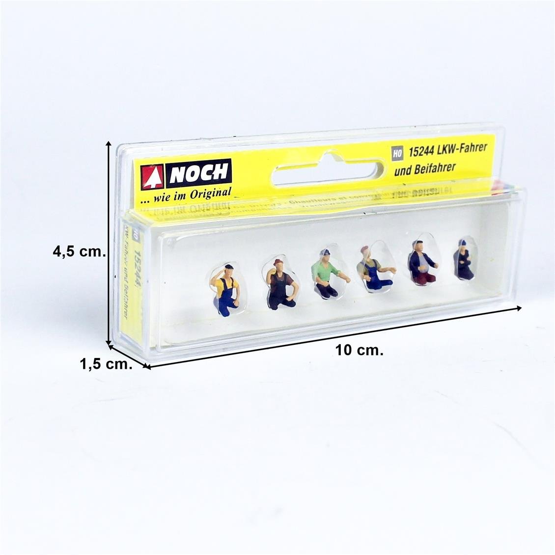 Noch 15244 1/87 Ölçek Kamyon Şoför ve Muavin Figürleri