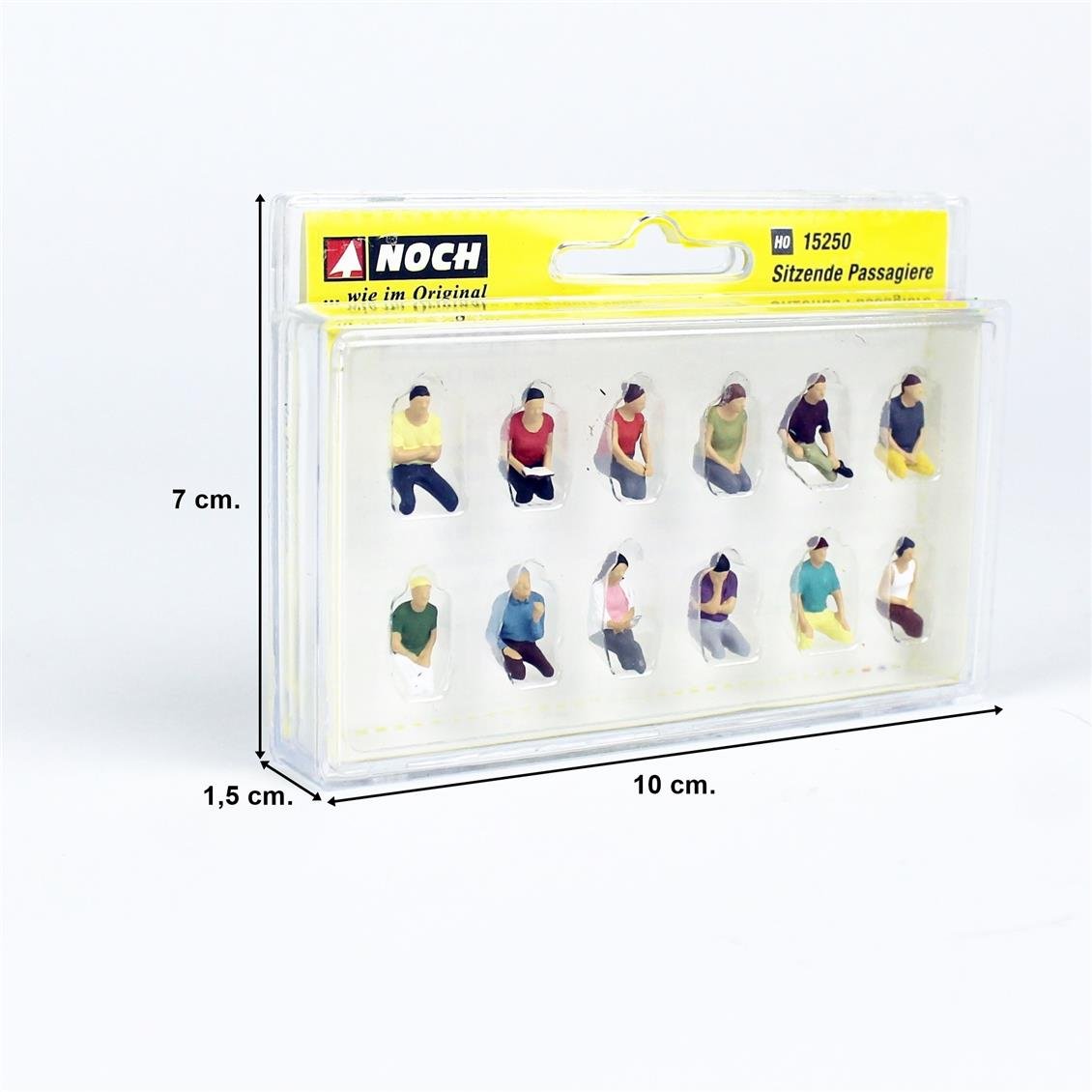Noch 15250 1/87 Ölçek Oturan Yolcu Figürleri