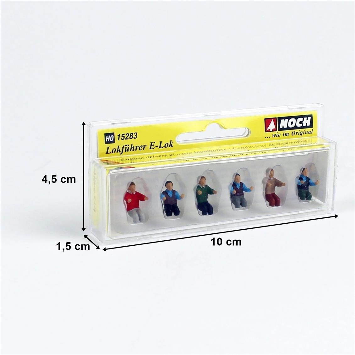Noch 15283 1/87 Elektrikli Tren Makinisti Figürleri