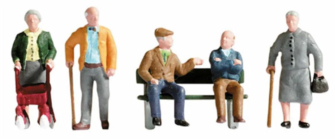 Noch 15551 1/87 Yaşlı İnsan Figürleri