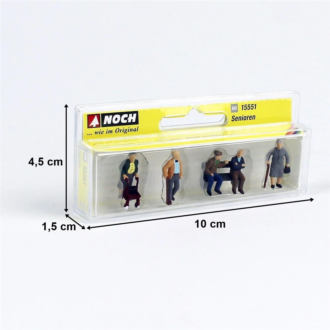 Noch 15551 1/87 Yaşlı İnsan Figürleri