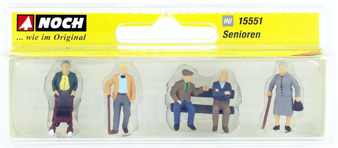 Noch 15551 1/87 Yaşlı İnsan Figürleri
