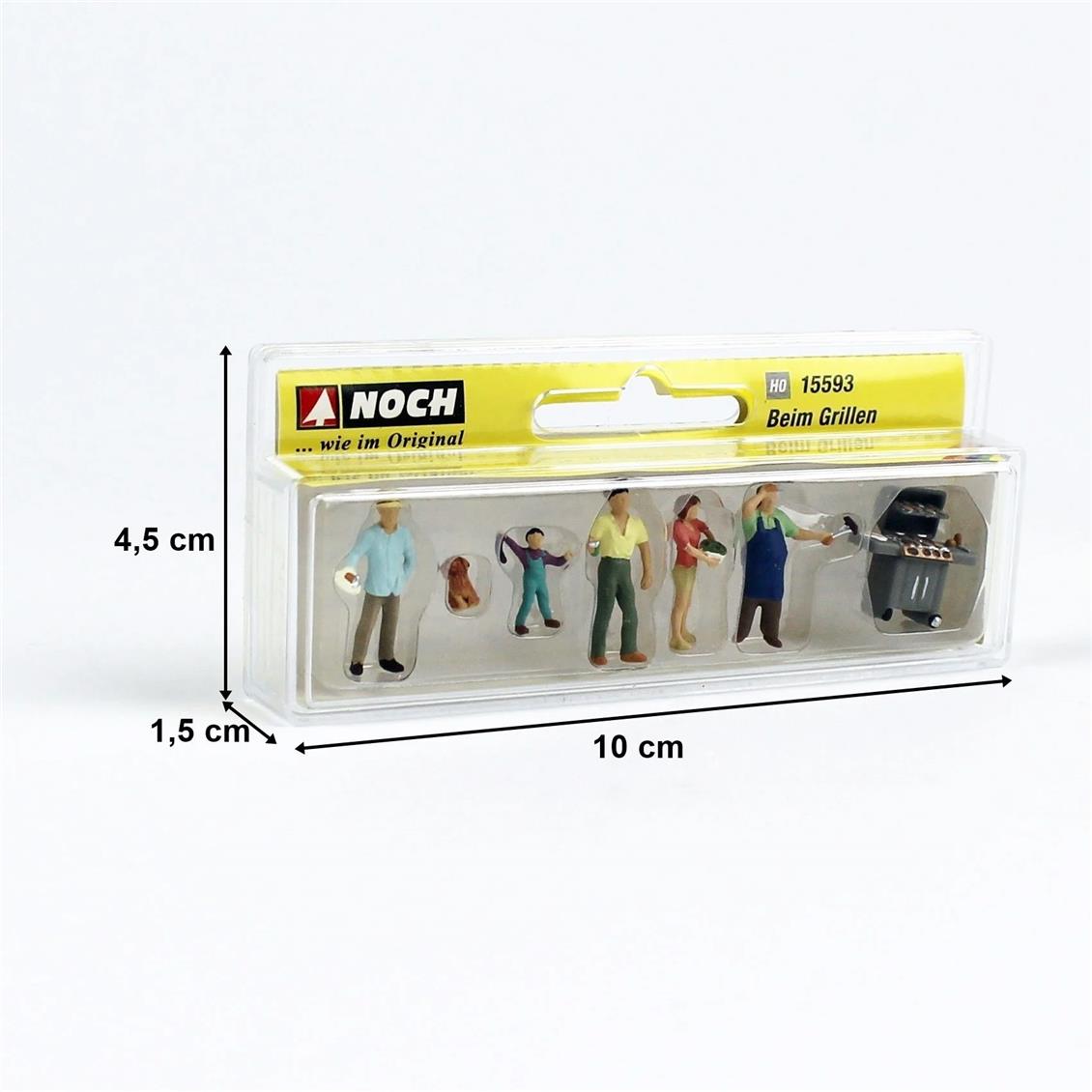 Noch 15593 1/87 Mangal Partisi Figürleri