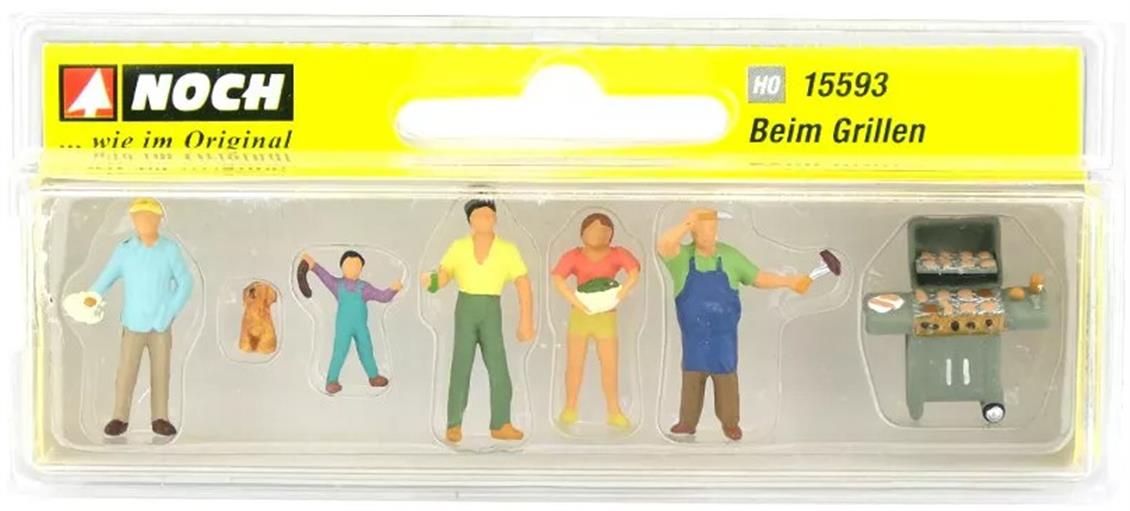 Noch 15593 1/87 Mangal Partisi Figürleri