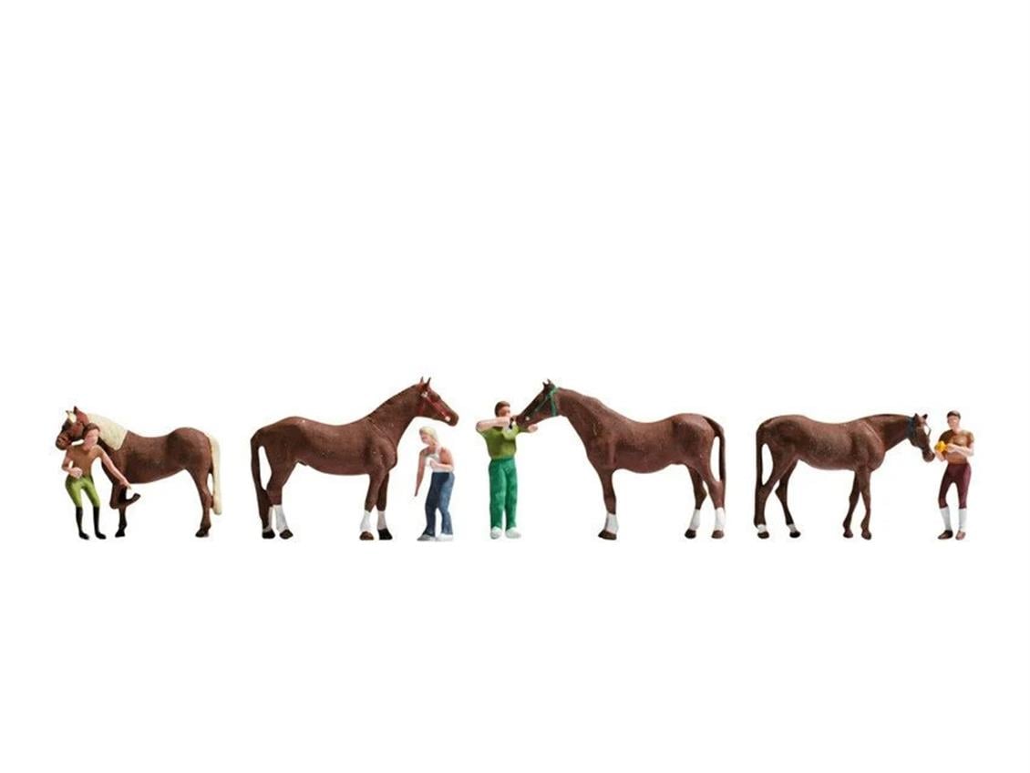 Noch 15632 1/87 At ve Seyis Figürleri