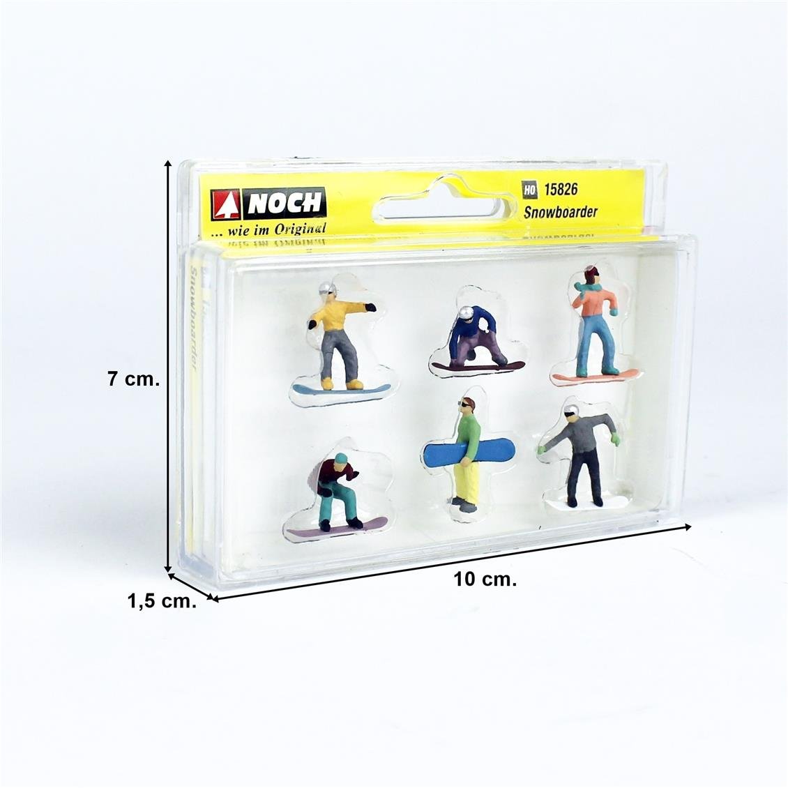 Noch 15826 1/87 Ölçek Snowboard Yapan İnsan Figürleri
