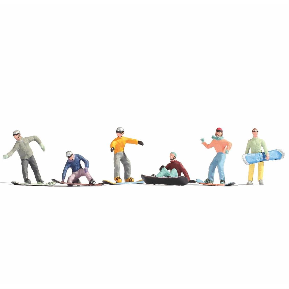 Noch 15826 1/87 Ölçek Snowboard Yapan İnsan Figürleri