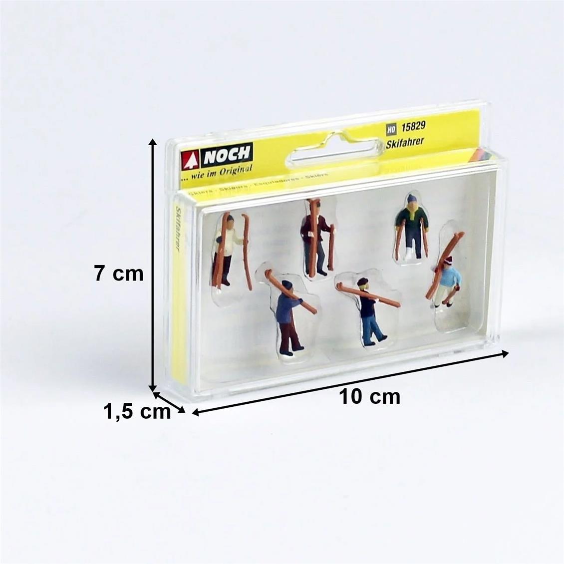 Noch 15829 1/87 Kayakcı Figürleri-B