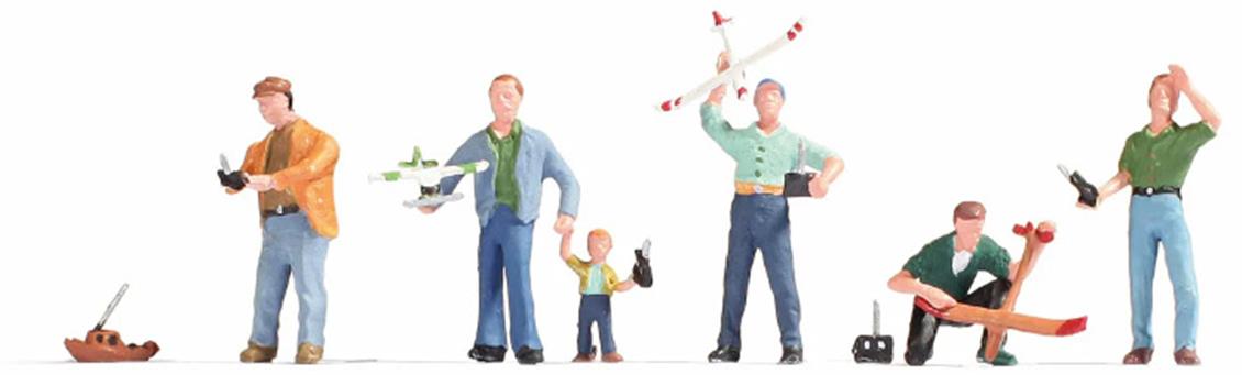 Noch 15887 1/87 R/C Modelci Figürleri