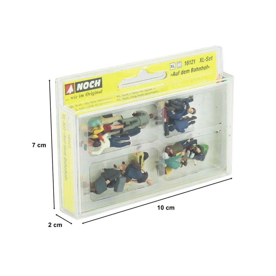 Noch 16041 1/87 İstasyon Yolcu ve Görevlileri-B Figür Seti - 24 Adet