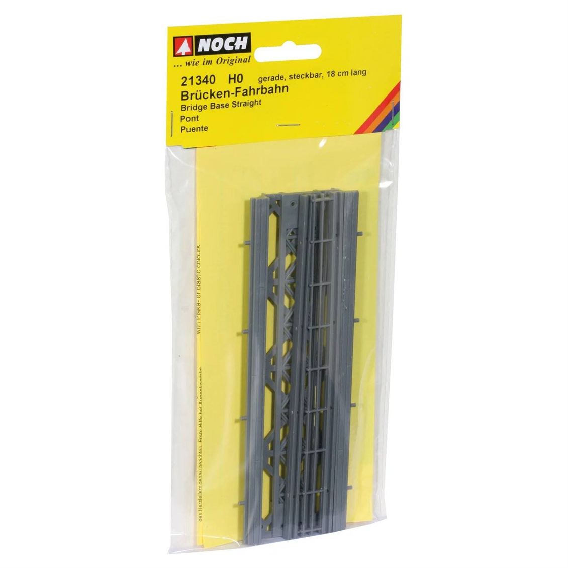 Noch 21340 1/87 Ölçek Tek Hatlı Köprü Zemini, Düz Tip, 20 cm.Plastik Model Kiti