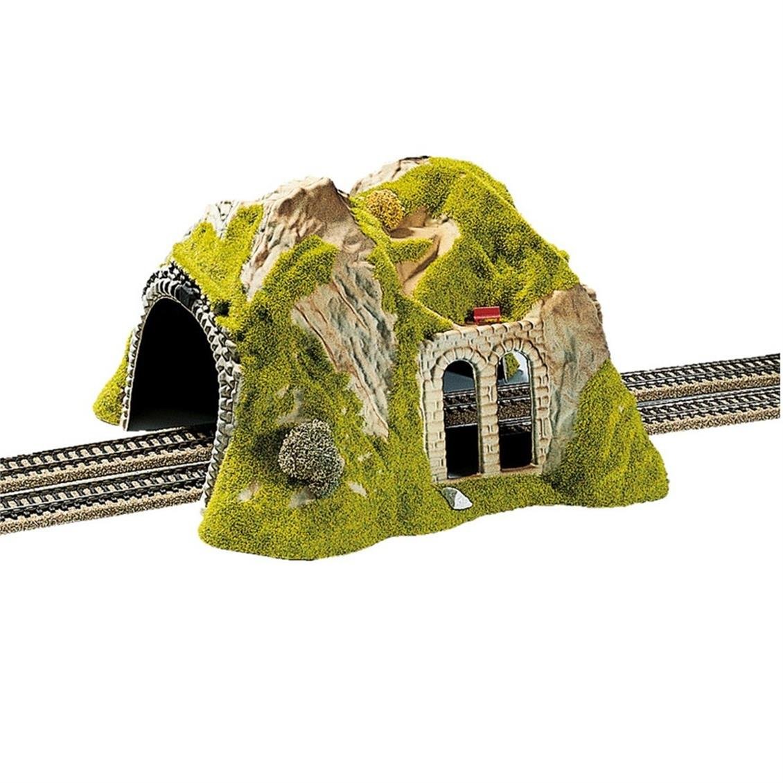 Noch 2430 1/87 Çift Hatlı, 30x28 cm. Hazır Düz Tünel Dioraması