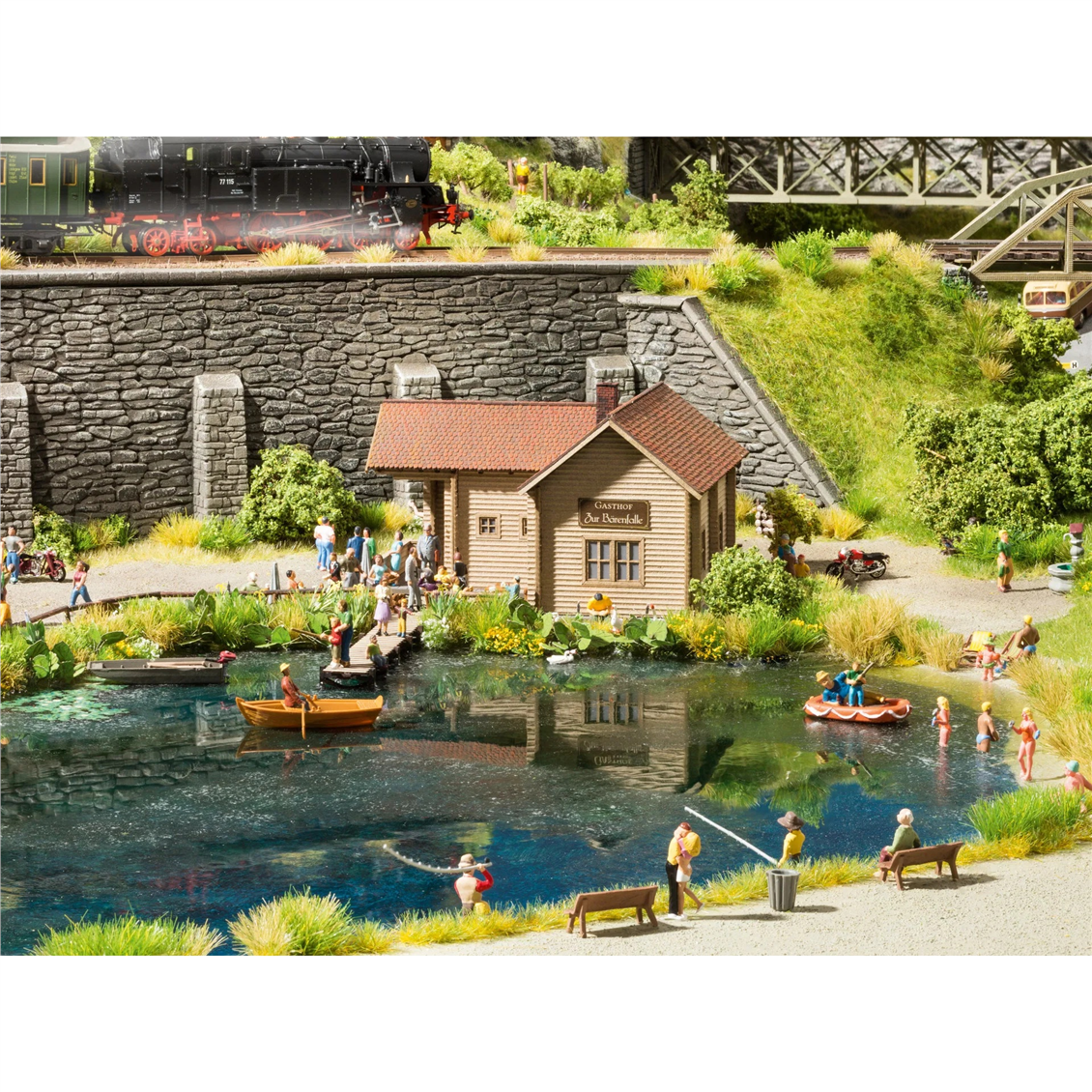 Noch 60856 Su damlaları Oluşturma Malzemesi, Mavi,Yeşil,Kahve, 250 Gram, Diorama Malzemesi