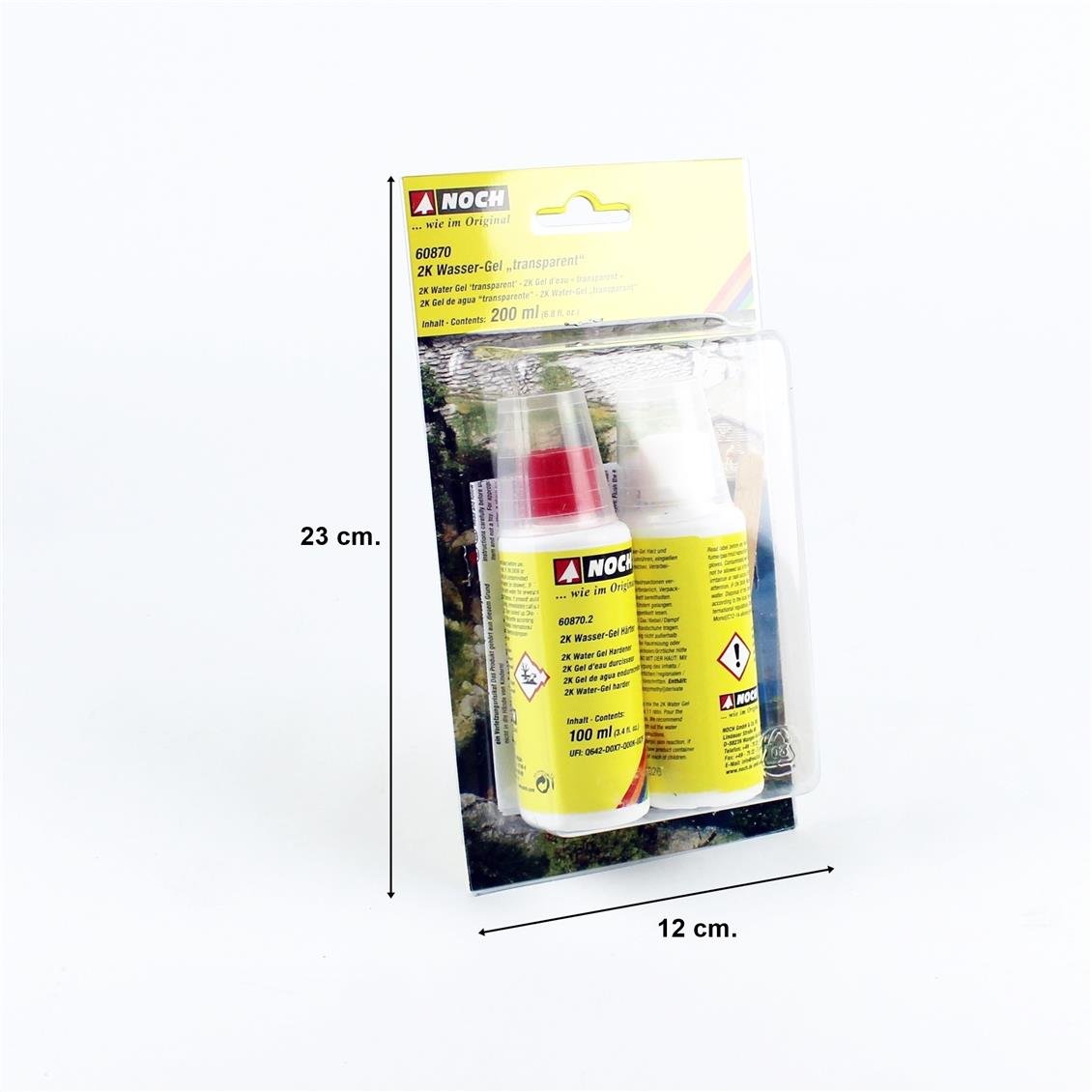 Noch 60870 200 ml. Çift Bileşenli, Şeffaf, Durgun Su Yapma Jeli