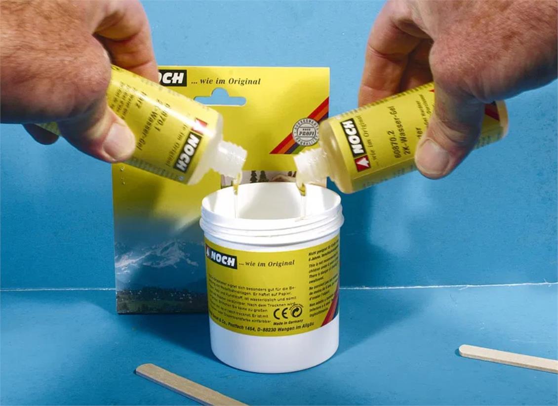 Noch 60870 200 ml. Çift Bileşenli, Şeffaf, Durgun Su Yapma Jeli