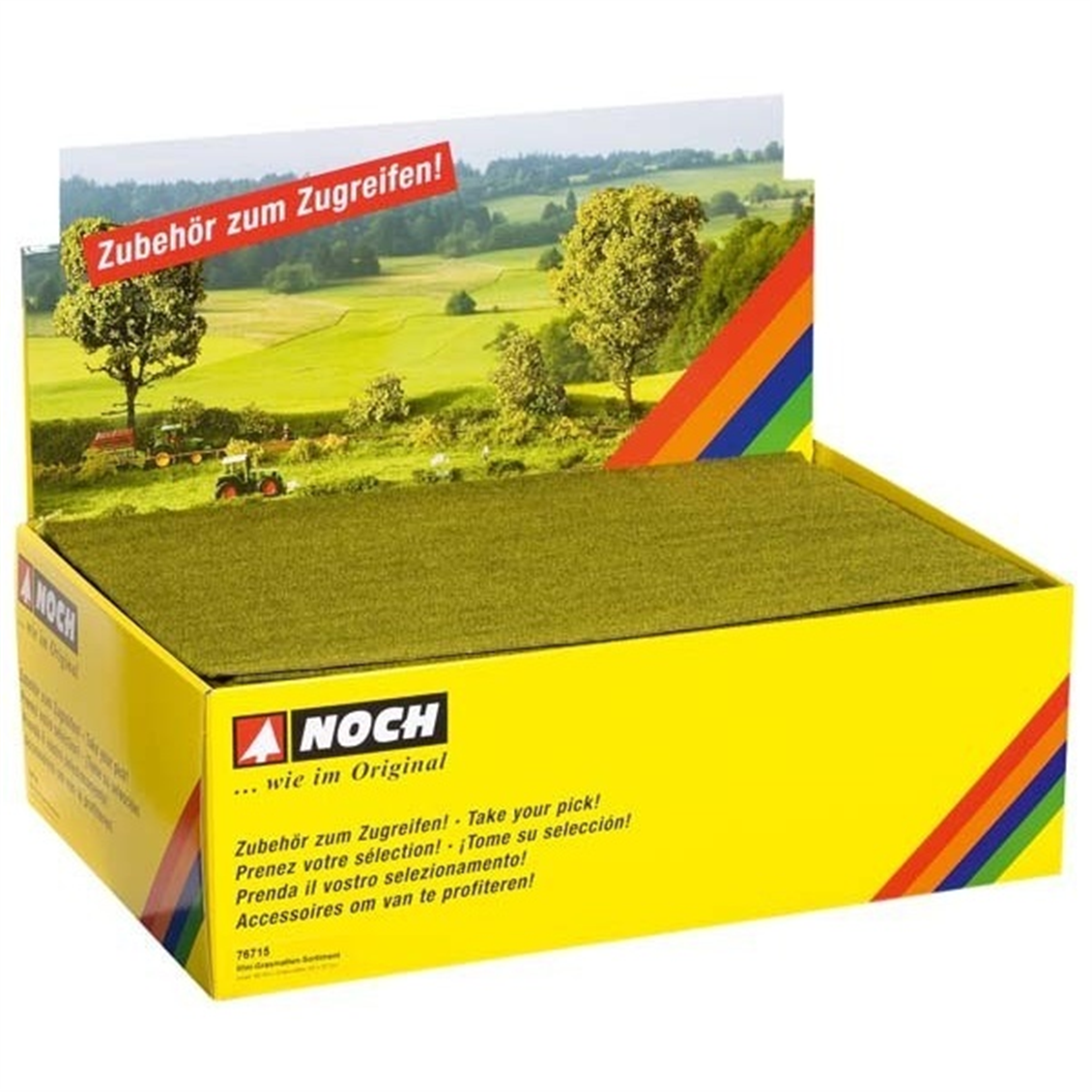 Noch 76715 Arazi Yüzeyi Kaplaması, 45 x 30cm, Karışık Renkli, 60 Adet