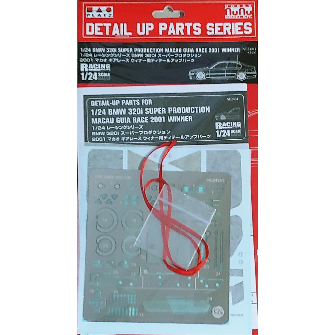 Nunu NE24041 1/24 Ölçek, Detay Seti (for Racing Series Bmw 320i Super Production Macau Guia Race 2001 Winner), Model Detay Kiti